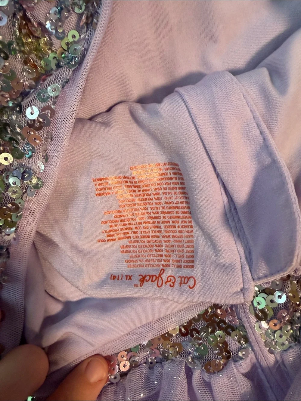 Cat & Jack shimmering sequin